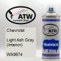 Preview: Chevrolet, Light Ash Gray (Interior), WA9874: 400ml Sprühdose, von ATW Autoteile West.